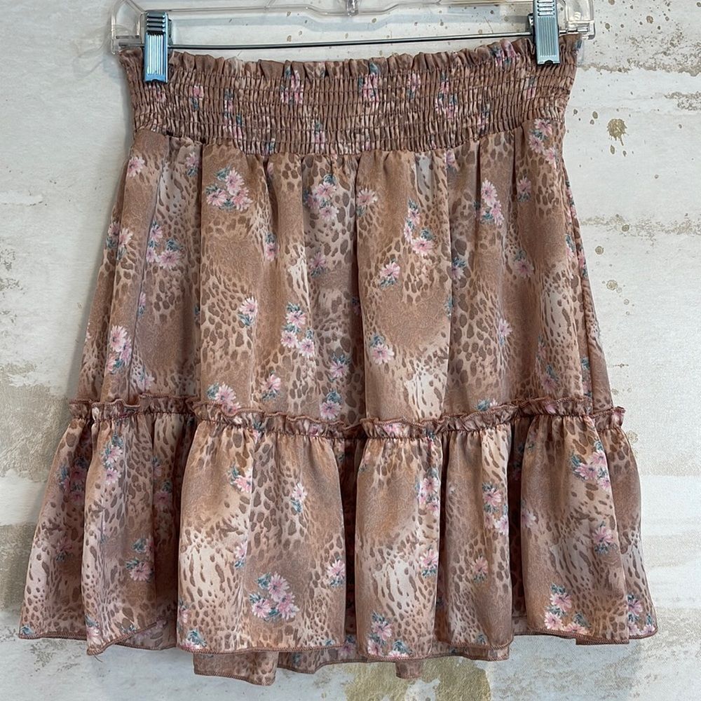 Blue Blush Boutique Floral Skirt